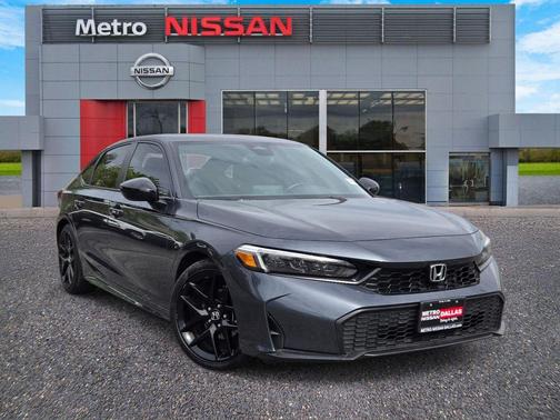 Gray 2025 Honda Civic Sport