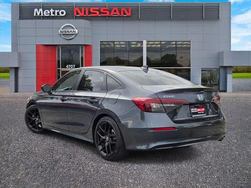 Gray 2025 Honda Civic Sport