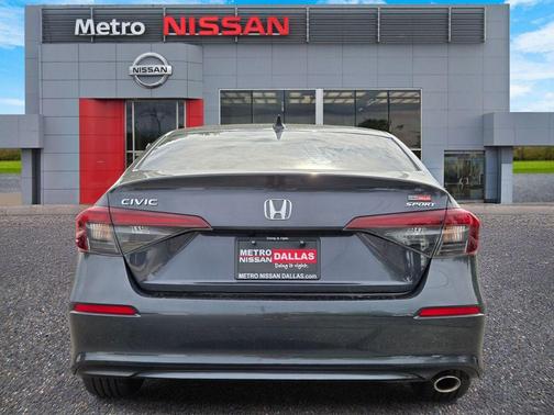 Gray 2025 Honda Civic Sport