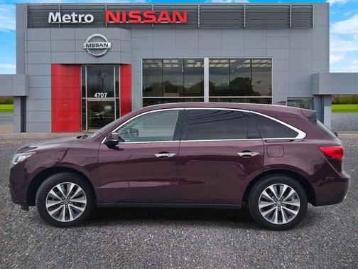 Maroon 2016 Acura MDX 3.5L