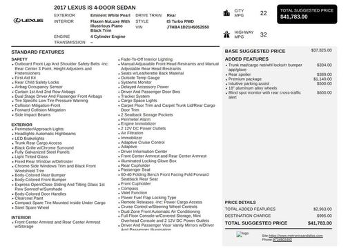 2017 Lexus IS 200t Base