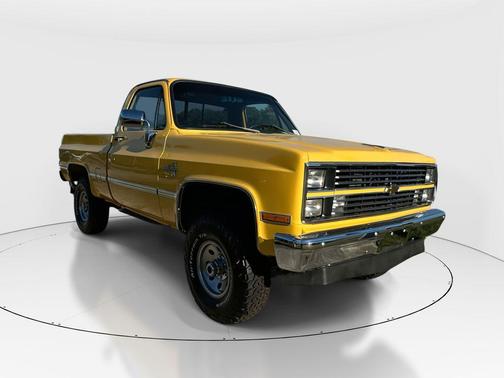 Yellow 1983 Chevrolet Pickup Truck Base