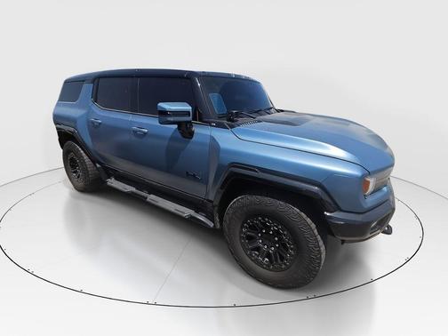 Neptune Blue Matte 2024 GMC HUMMER EV SUV 3X