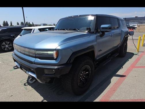 Neptune Blue Matte 2024 GMC HUMMER EV SUV 3X