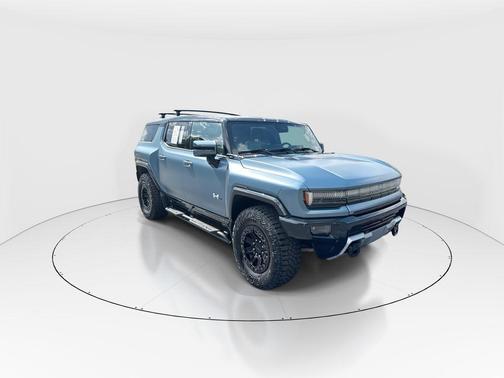 Neptune Blue Matte 2024 GMC HUMMER EV SUV 3X