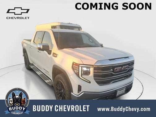 Summit White 2023 GMC Sierra 1500 SLT