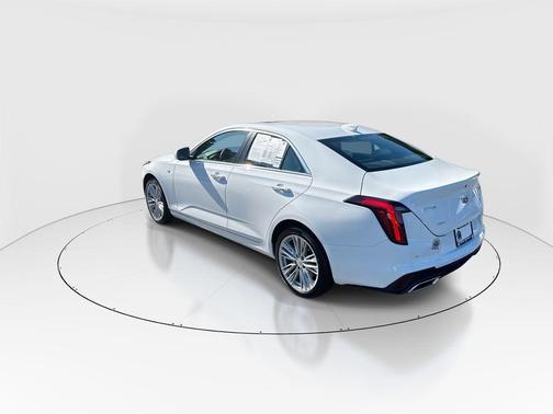 Summit White 2025 Cadillac CT4 Premium Luxury RWD