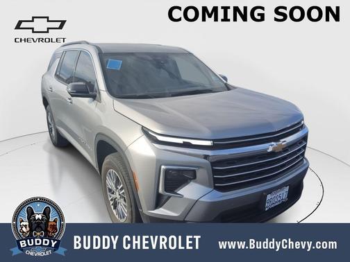 Sterling Gray Metallic 2025 Chevrolet Traverse LT