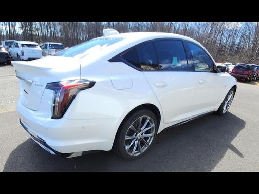 Crystal White Tricoat 2025 Cadillac CT5 Sport