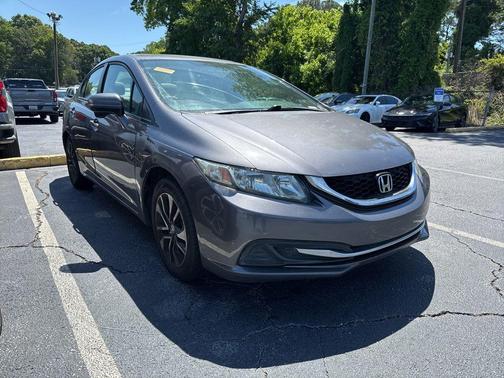 Alabaster Silver Metallic 2014 Honda Civic EX