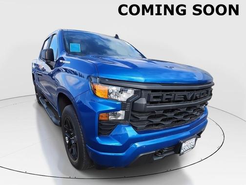 Glacier Blue Metallic 2022 Chevrolet Silverado 1500 Custom