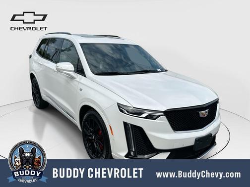 Crystal White Tricoat 2023 Cadillac XT6 Sport AWD