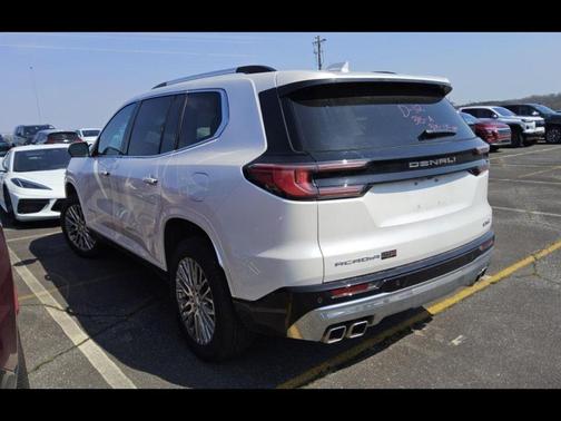 White Frost Tricoat 2025 GMC Acadia Denali
