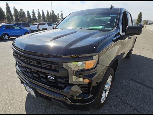Black 2022 Chevrolet Silverado 1500 Custom
