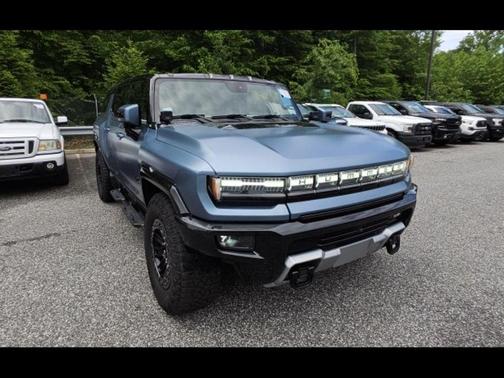 Neptune Blue Matte 2024 GMC HUMMER EV SUV 3X