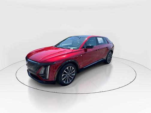 Radiant Red Tintcoat 2024 Cadillac LYRIQ Sport