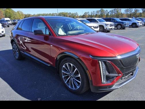 Radiant Red Tintcoat 2024 Cadillac LYRIQ Sport