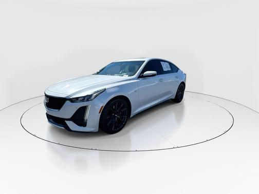 Crystal White Tricoat 2021 Cadillac CT5 Sport RWD