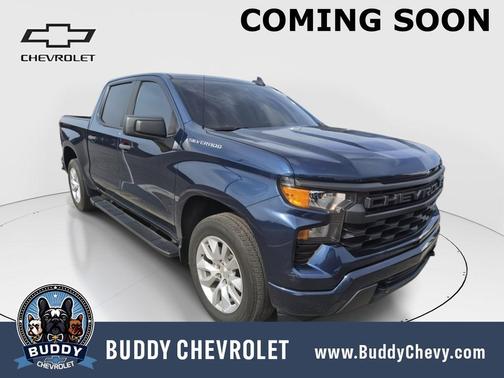Northsky Blue Metallic 2023 Chevrolet Silverado 1500 Custom