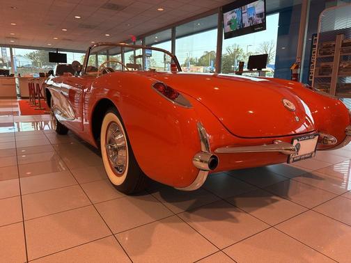 Red 1956 Chevrolet Corvette Convertible