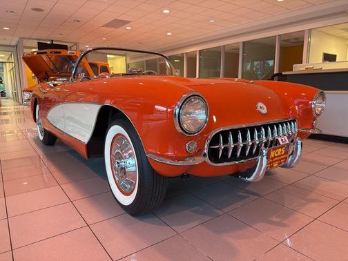 Red 1956 Chevrolet Corvette Convertible