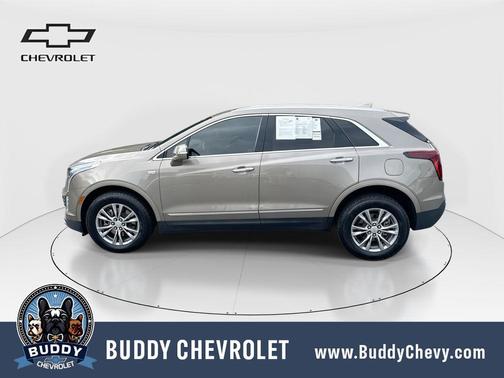 Latte Metallic 2023 Cadillac XT5 Premium Luxury