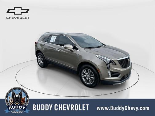 Latte Metallic 2023 Cadillac XT5 Premium Luxury