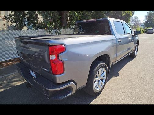 Satin Steel Metallic 2021 Chevrolet Silverado 1500 Custom