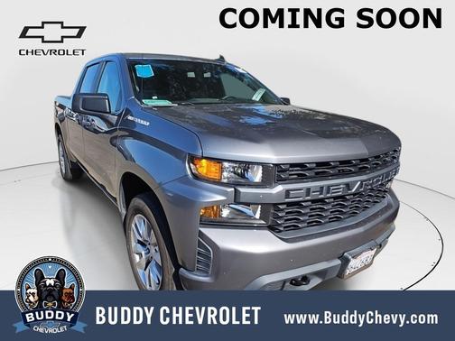 Satin Steel Metallic 2021 Chevrolet Silverado 1500 Custom