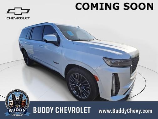 Crystal White Tricoat 2024 Cadillac Escalade ESV V-Series