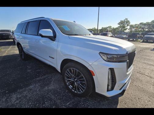 Crystal White Tricoat 2024 Cadillac Escalade ESV V-Series