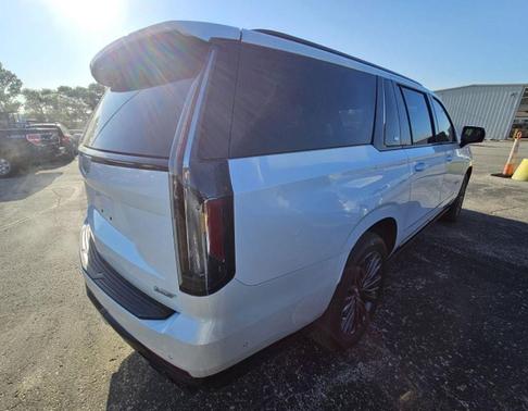Crystal White Tricoat 2024 Cadillac Escalade ESV V-Series