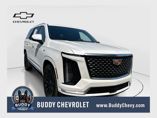 Crystal White Tricoat 2025 Cadillac Escalade Premium Luxury