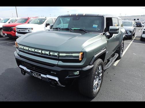 Moonshot Green Matte 2024 GMC HUMMER EV SUV 3X