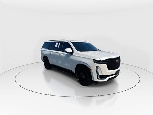 Crystal White Tricoat 2023 Cadillac Escalade ESV Sport