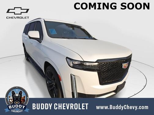 Crystal White Tricoat 2023 Cadillac Escalade ESV Sport