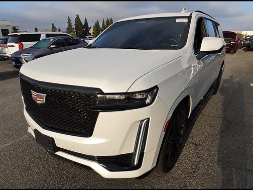 Crystal White Tricoat 2023 Cadillac Escalade ESV Sport