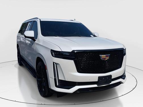 Crystal White Tricoat 2023 Cadillac Escalade ESV Sport