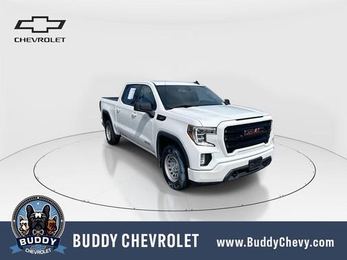 Summit White 2021 GMC Sierra 1500 Elevation