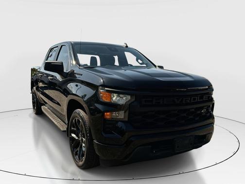 Black 2023 Chevrolet Silverado 1500 Custom