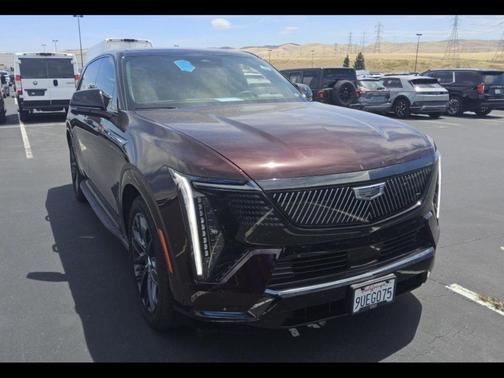 Black Cherry Tintcoat 2025 Cadillac Escalade IQ Sport 2