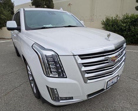 Crystal White Tricoat 2020 Cadillac Escalade ESV Platinum