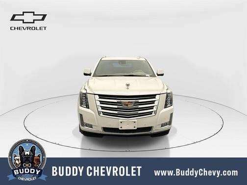 Crystal White Tricoat 2020 Cadillac Escalade ESV Platinum