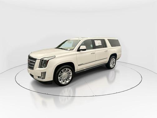 Crystal White Tricoat 2020 Cadillac Escalade ESV Platinum