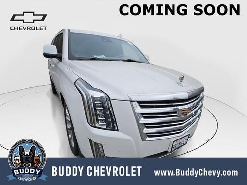 Crystal White Tricoat 2020 Cadillac Escalade ESV Platinum