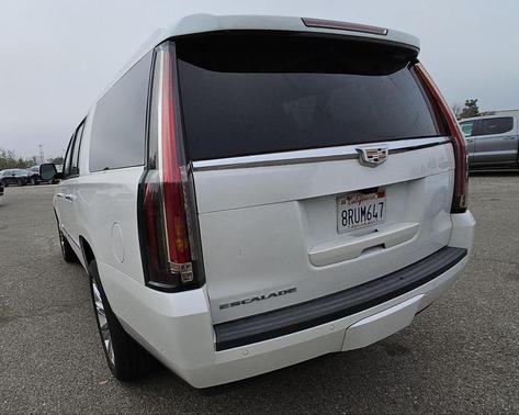 Crystal White Tricoat 2020 Cadillac Escalade ESV Platinum