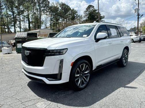 Crystal White Tricoat 2021 Cadillac Escalade Sport Platinum