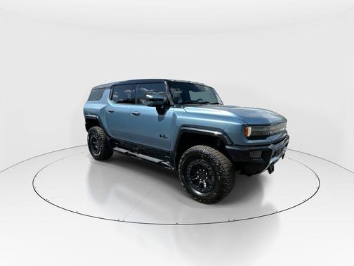 Neptune Blue Matte 2024 GMC HUMMER EV SUV 3X