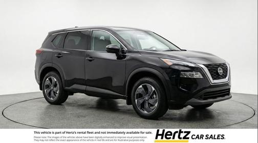 Super Black 2025 Nissan Rogue SV