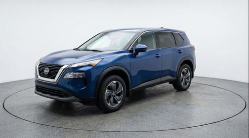 Deep Ocean Blue Pearl 2025 Nissan Rogue SV
